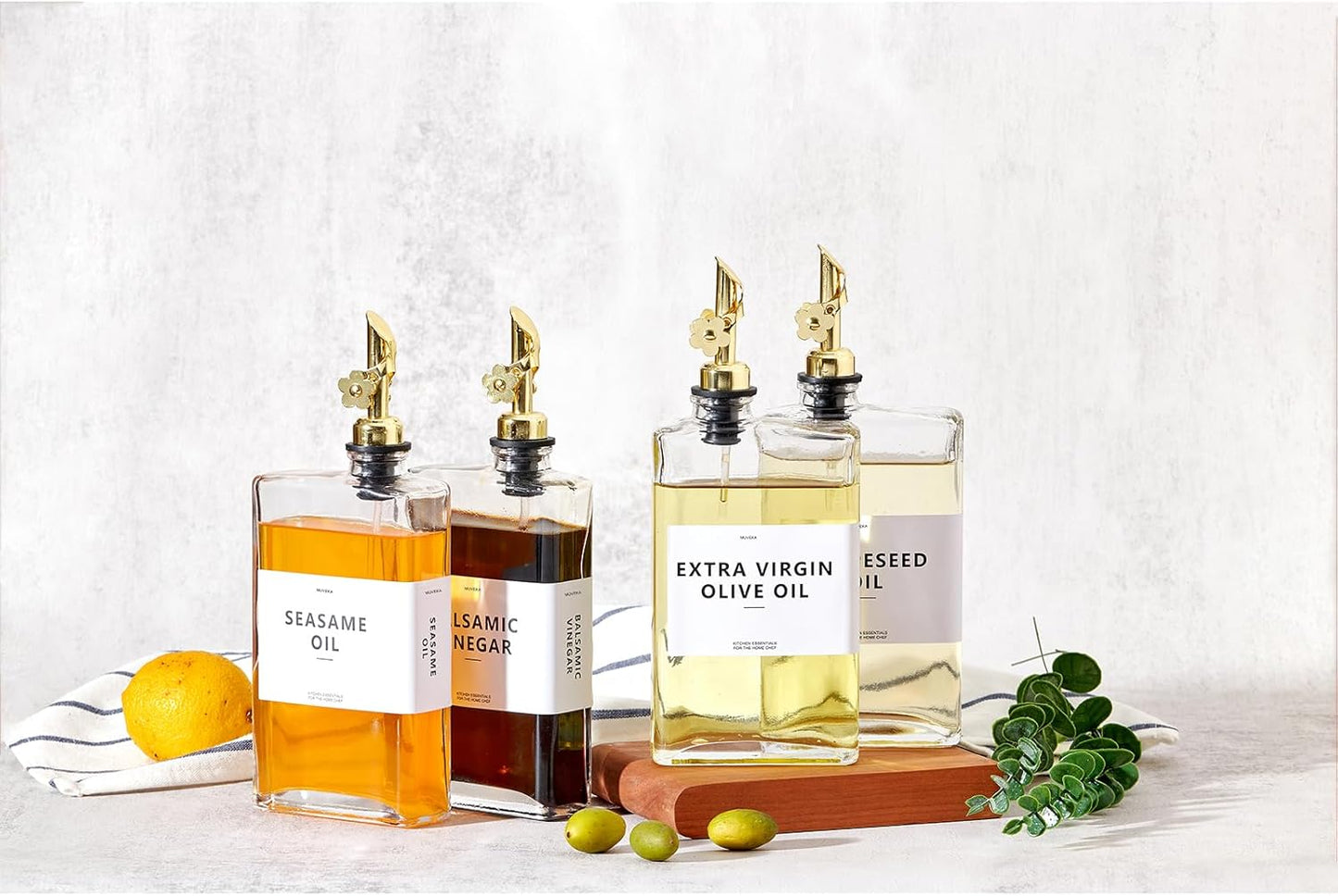 Dluxe Ave. Olive Oil  Glass Dispenser Bottle