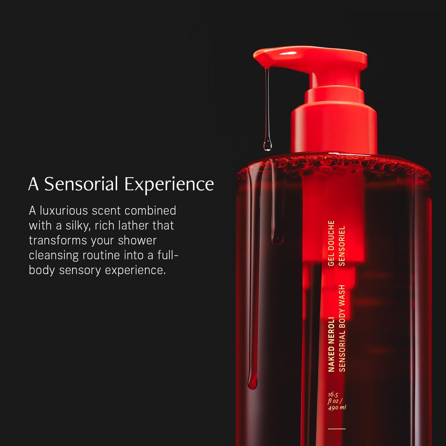 Dluxe Ave. CYKLAR - Sensorial Body Wash - Luxury Body Cleanser with Skincare Ingredients - Sodium PCA & Glycerin - Naked Neroli Fragrance - 16.5 Fl Oz
