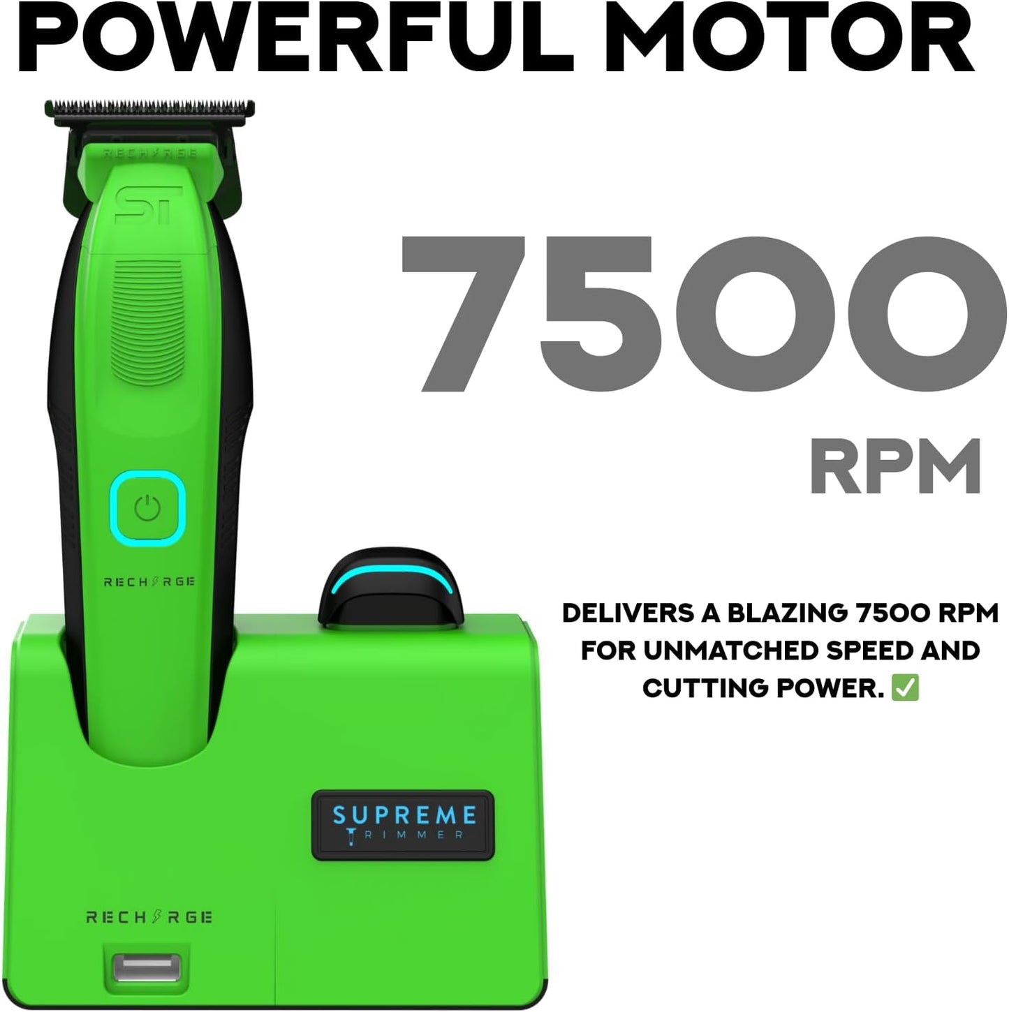 Dluxe Ave.  Supreme Trimmer Recharge/ Acid Green