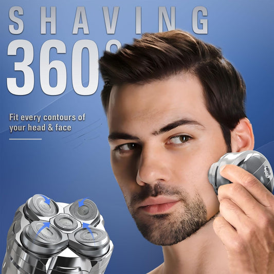 Dluxe Ave. Electric Head Shavers for Bald Men