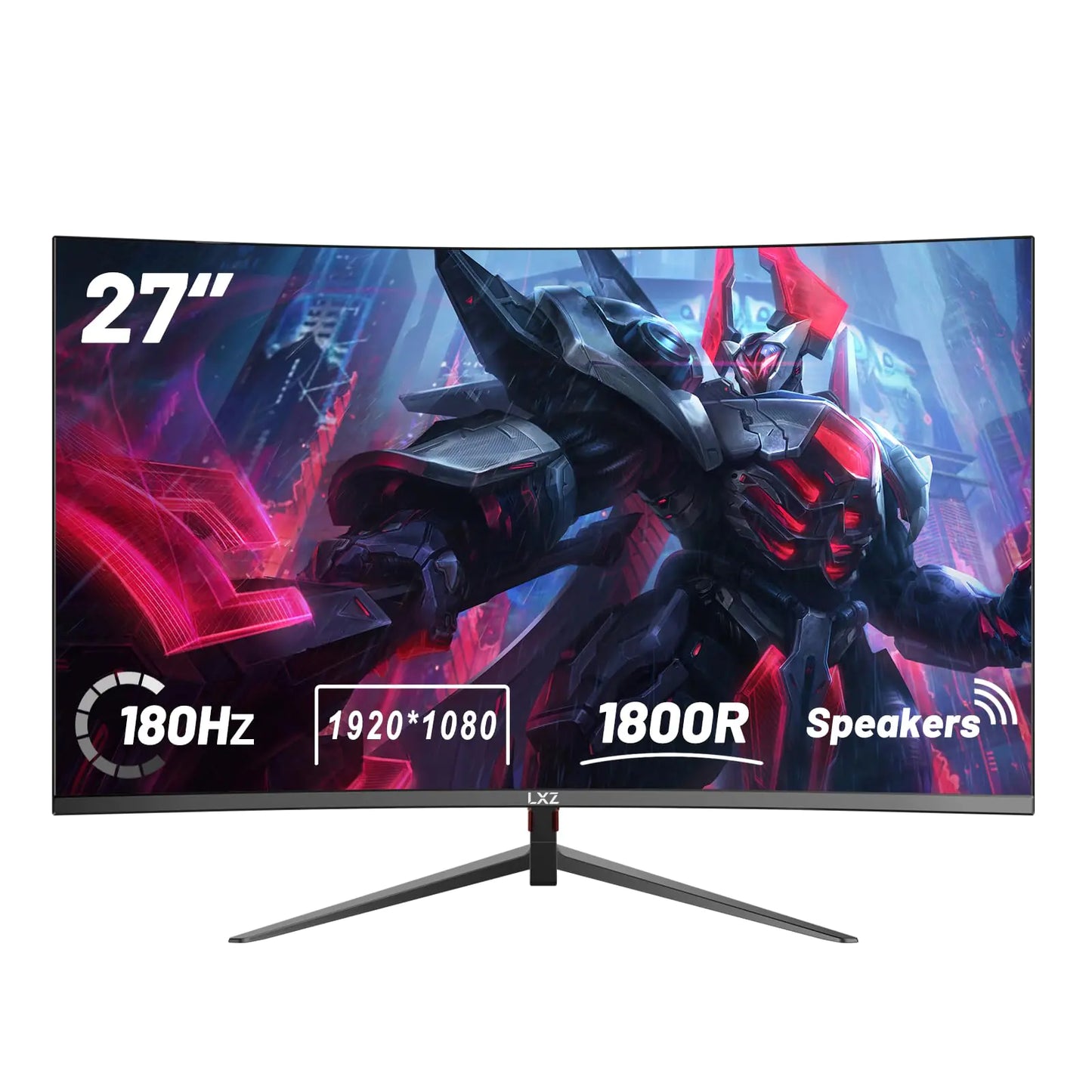 Dluxe Ave. LXZ Curved Gaming Monitor 27 Inch PC Monitor 180hz Full HD 1080P