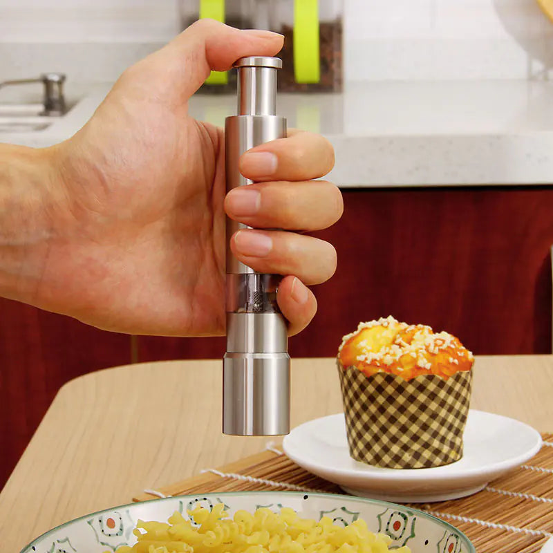Dluxe Ave. Stainless Steel Manual Pepper Grinder for Home Use