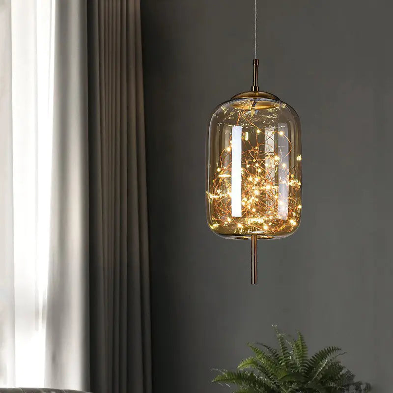Dluxe Ave. Nordic Style Glass Pendant Light for Bar and Hotel