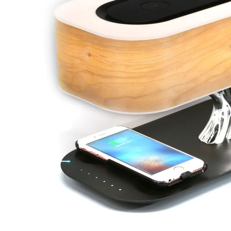 Dluxe Ave. Tree Light Bluetooth Speaker Lamp with Wireless Charger