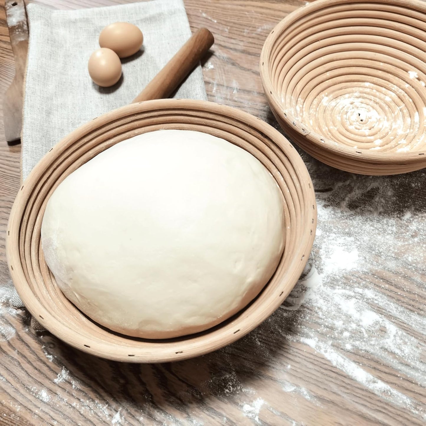 Dluxe Ave. Bread Proofing Basket Set of 3