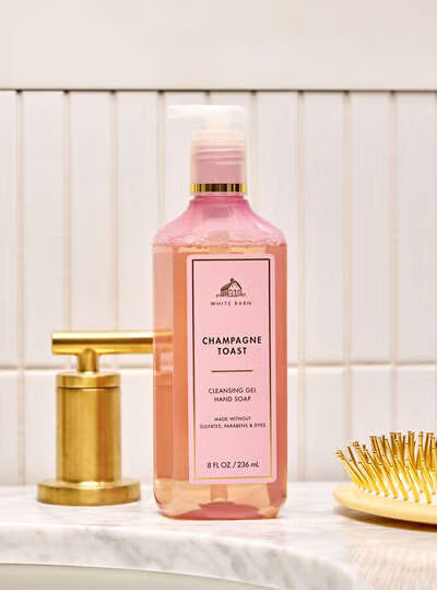 Dluxe Ave. Bath & Body Works Champagne Toast Deep Cleansing Hand Soap 2 Pack 8 oz. (Champagne Toast)