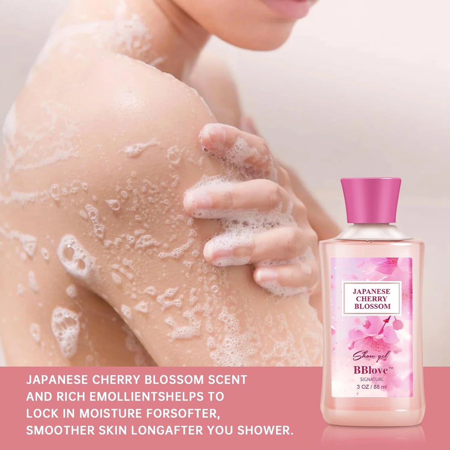 Dluxe Ave. Japanese Cherry Blossom/ Bath and Body / 4PCS Set