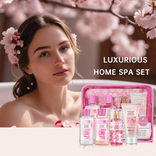 Dluxe Ave. Japanese Cherry Blossom/ Bath and Body / 4PCS Set