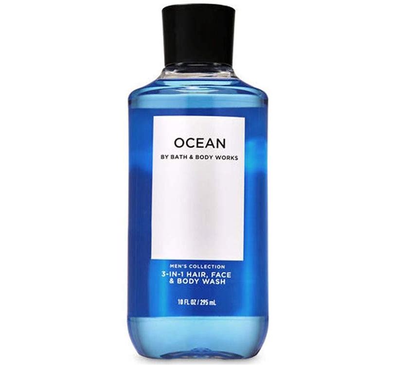 Dluxe Ave. Bath and Body Works 3 Pack 2-in-1 Hair + Body Wash Freshwater Graphite and Ocean. 10 Oz.