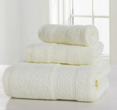 Dluxe Ave. Cotton Spa Robe and Thick Skin-Friendly Towels