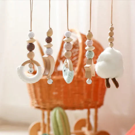 Dluxe Ave. Wooden Baby Fitness Play Gym