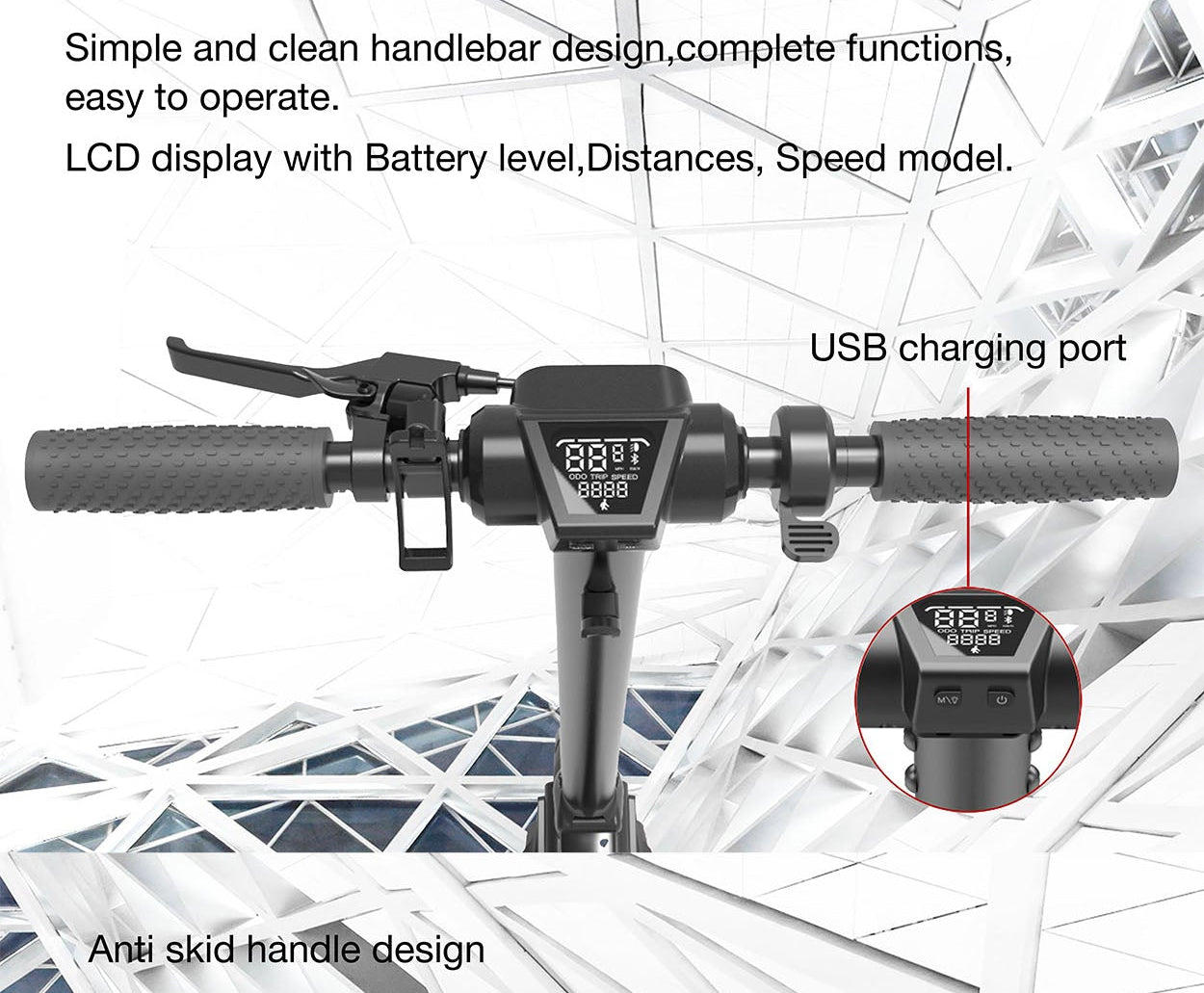 Dluxe Ave. 10inch Electric Scooter 36V 10AH 350W For Adults/ Foldable Max Speed 16mph & Range 25 Miles/, 260Lbs Max Load