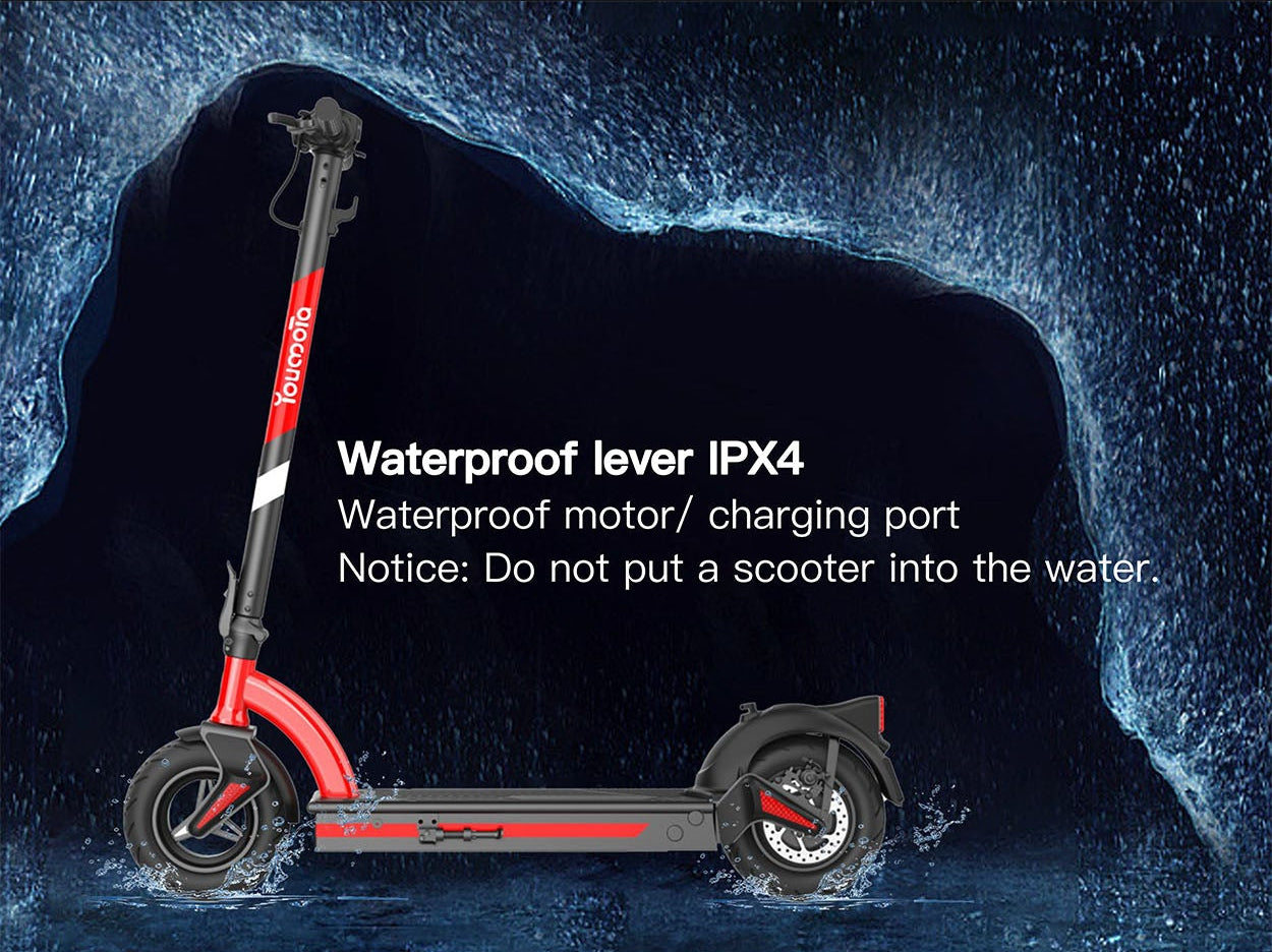 Dluxe Ave. 10inch Electric Scooter 36V 10AH 350W For Adults/ Foldable Max Speed 16mph & Range 25 Miles/, 260Lbs Max Load