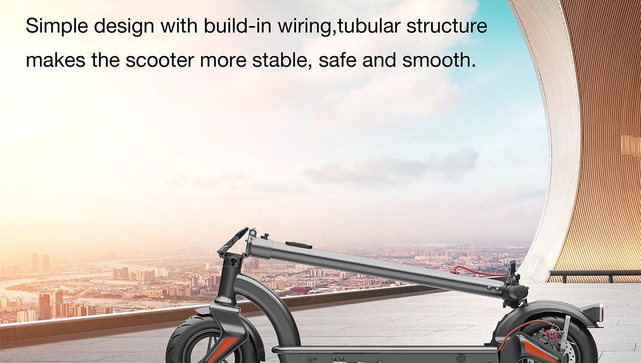 Dluxe Ave. 10inch Electric Scooter 36V 10AH 350W For Adults/ Foldable Max Speed 16mph & Range 25 Miles/, 260Lbs Max Load
