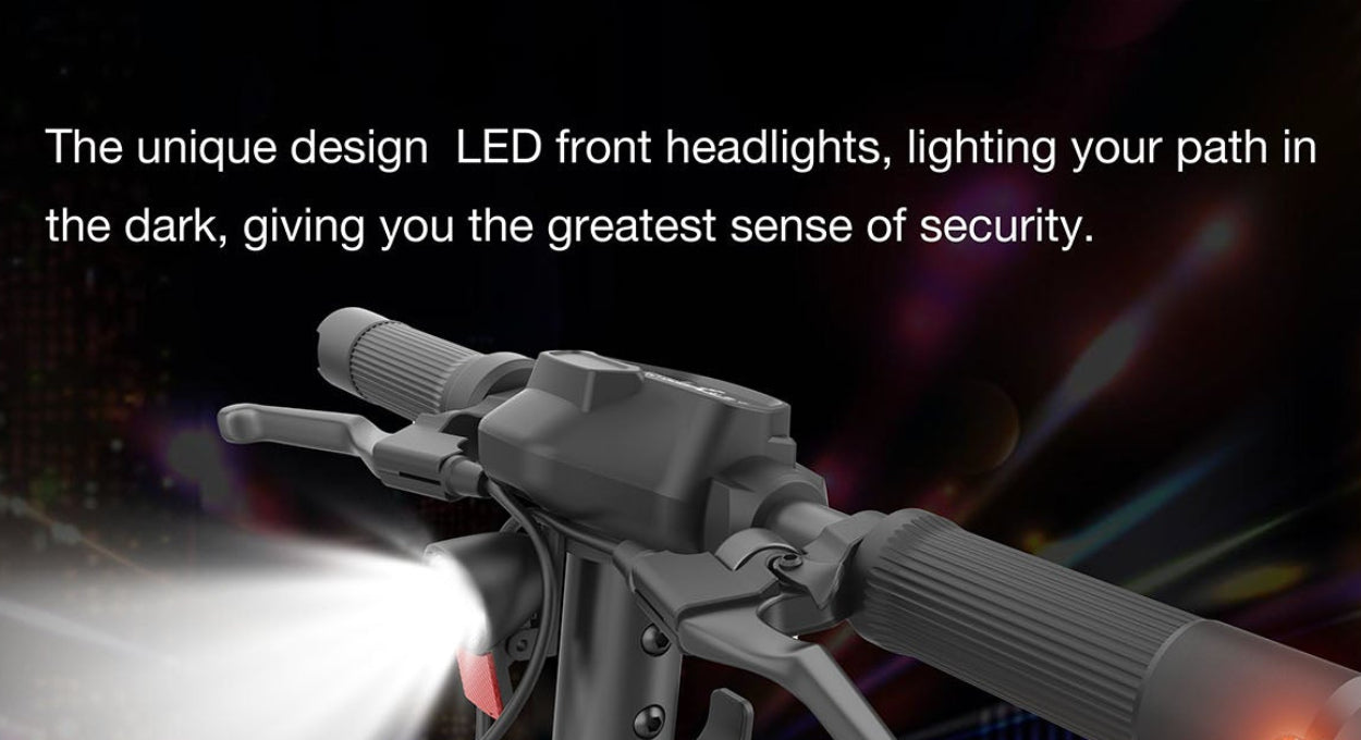 Dluxe Ave. 10inch Electric Scooter 36V 10AH 350W For Adults/ Foldable Max Speed 16mph & Range 25 Miles/, 260Lbs Max Load