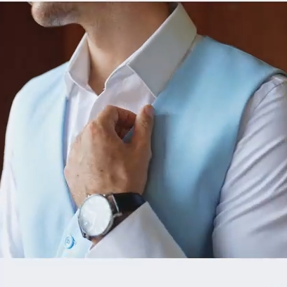 Dluxe Ave. (X-LARGE) Mens Summer Vest/ Lightweight Linen Waistcoat/ Slim Fit Tuxedo Vest