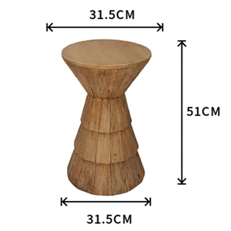Dluxe Ave. Nordic Designer Round Side Table for Cozy Spaces
