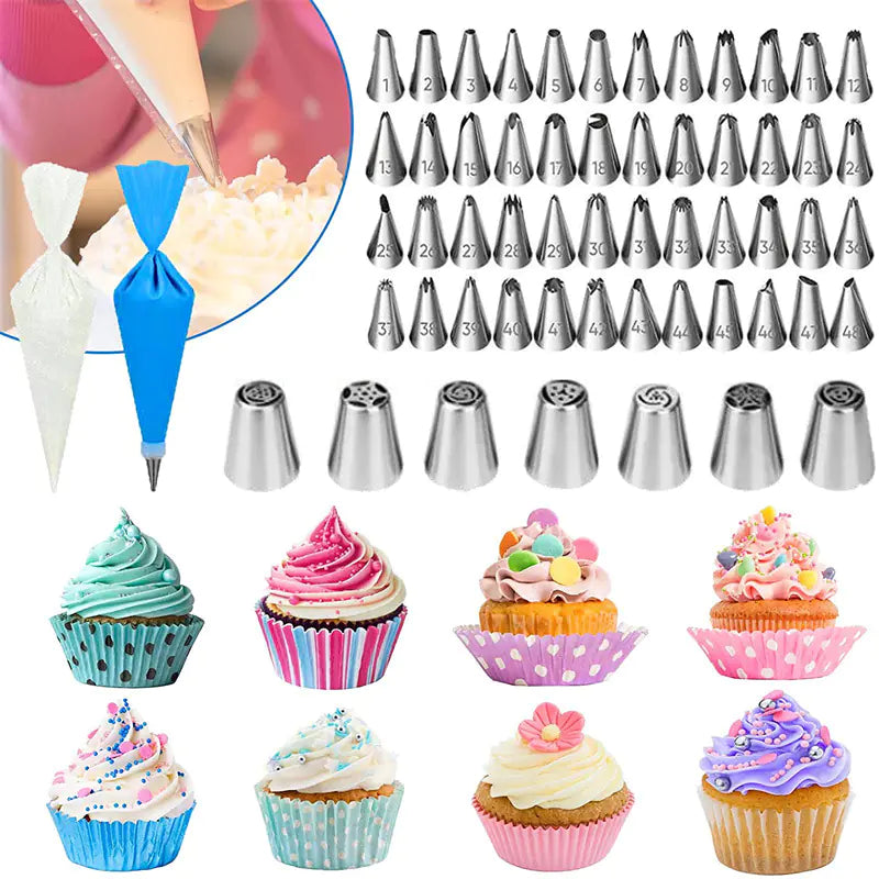 Dluxe Ave. 507-Piece Cake Decorating Set with Tools and Bags