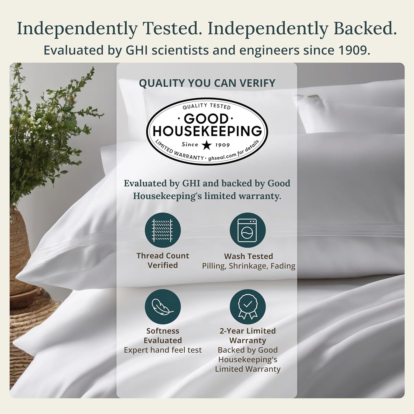 Dluxe Ave. ( CALI./ KING) 4 Pcs 1000 Thread Count Cotton Sheets Set, Winner Architectural Digest Best Sheet, Luxury 100%  Egyptian Cotton, White