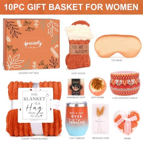 Dluxe Ave.  Gifts Baskets for Women Mum Wife Girlfriend Her Best Friend