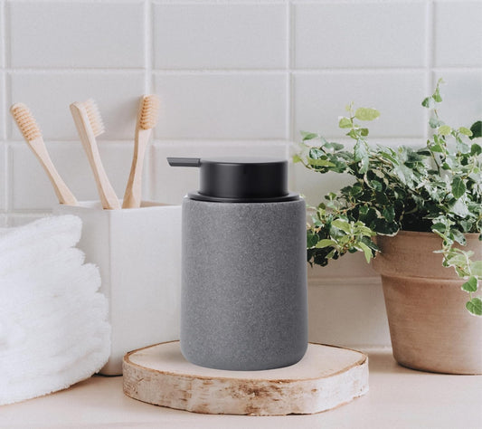 Dluxe Ave. 10 oz Resin Hand Soap Dispenser (Gray)