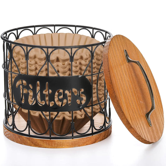 Dluxe Ave. Coffee Filter Holder with Lid / Large
