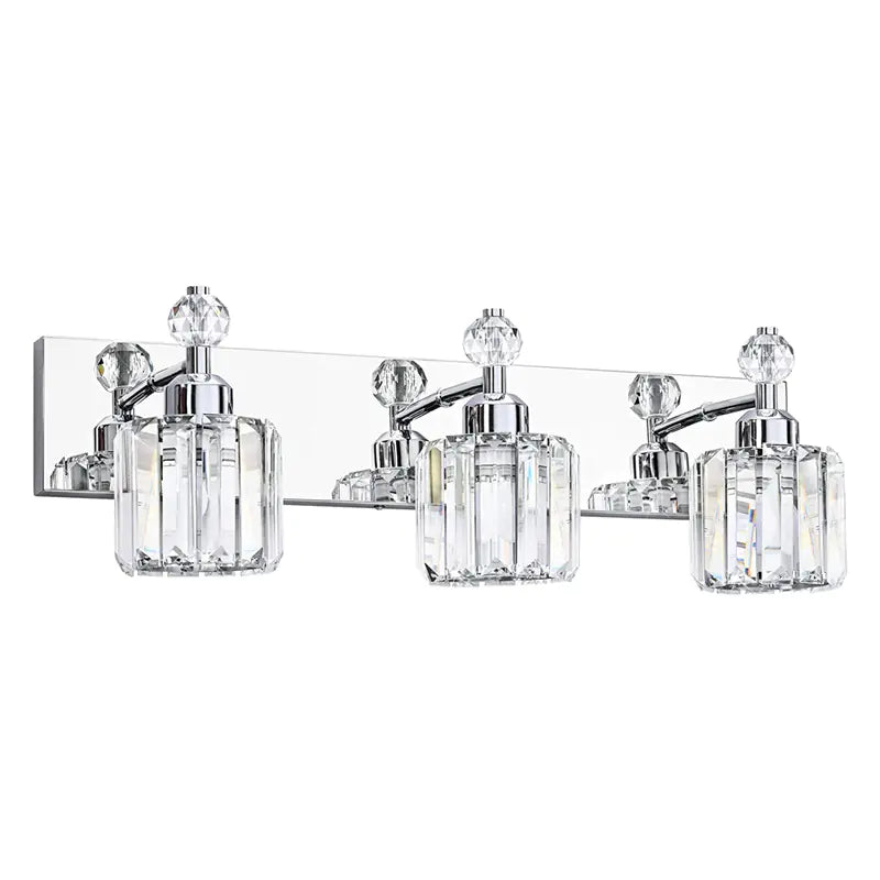 Dluxe Ave. American Crystal Vanity Lighting for Bathroom Mirror