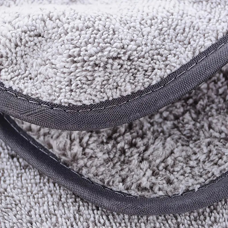 Dluxe Ave. Bamboo Charcoal Coral Fleece Bath Towel Gift Set