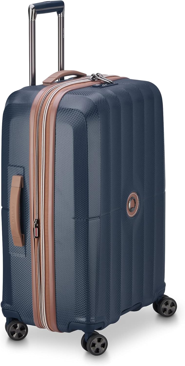 Dluxe Ave. Hardside Expandable Luggage with Spinner Wheels/ 2 Piece Set (Navy)(21/28)