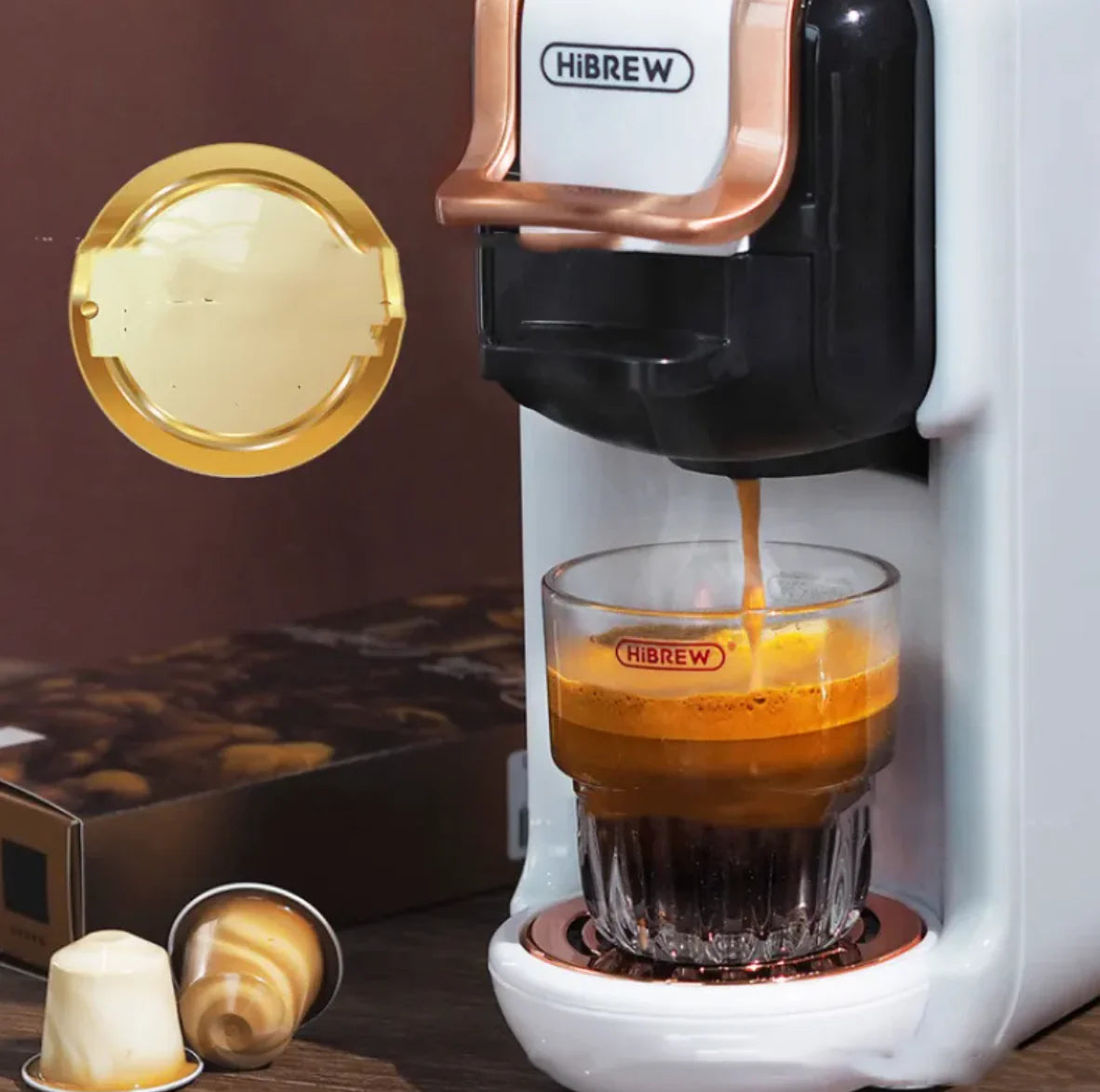 Dluxe Ave. Espresso Capsule Coffee Machine