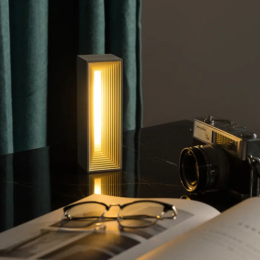 Dluxe Ave. Concrete Nordic Table Lamp Night Light