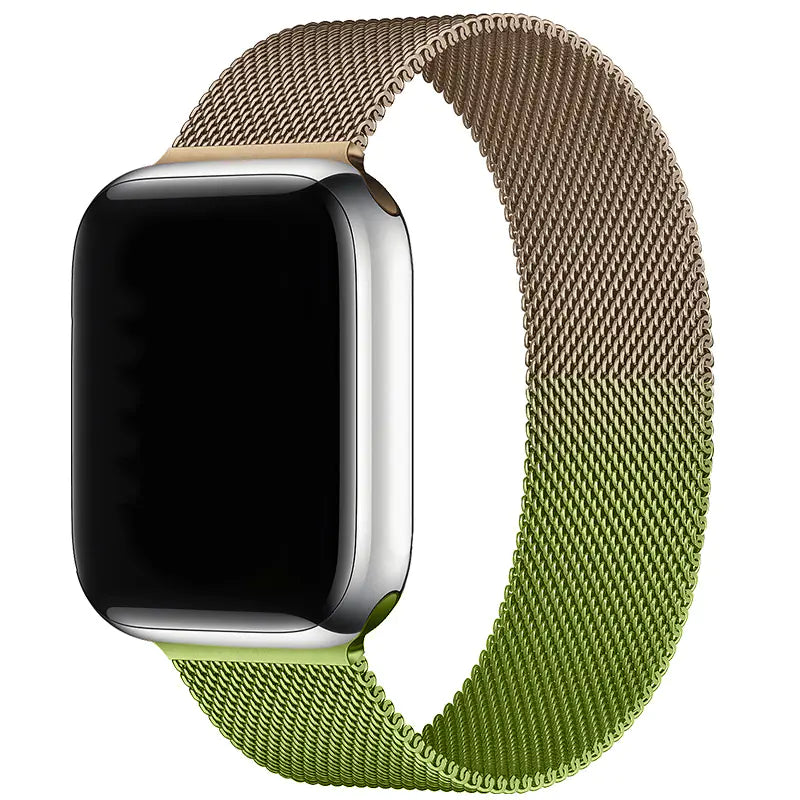 Dluxe Ave. Milanese Magnetic Steel Band for Apple Watch Series 56789 SE
