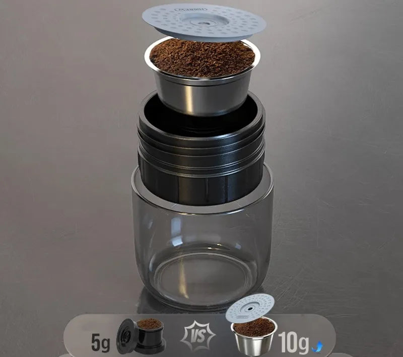 Dluxe Ave. Mini Handheld Fully Automatic Coffee Maker