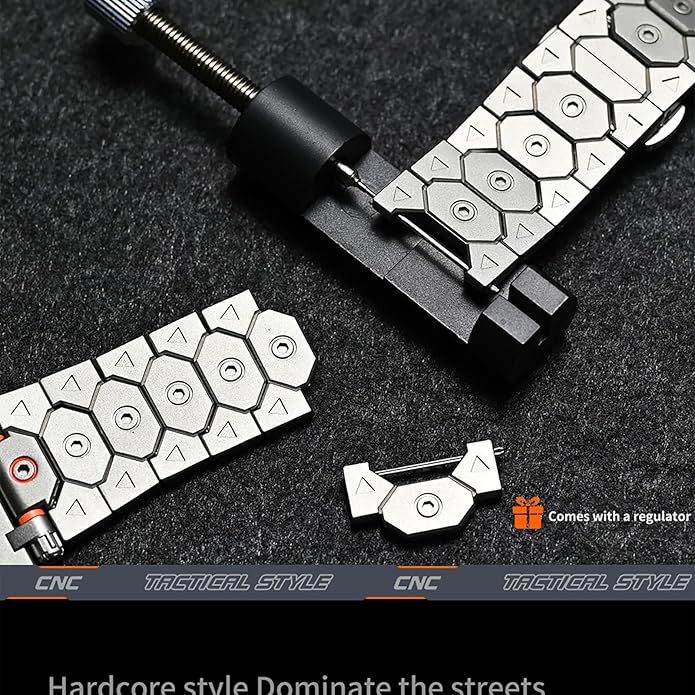 Dluxe Ave. Drevoon Metal Band Compatible with Apple Watch Band for Men 49mm 45mm 44mm 42mm 41mm 40mm 38mm Octagonal Structure Titan Stainless Steel Strap for iWatch Bands Ultra 2 SE Series 9 8 7 6 5 4 3 2 1