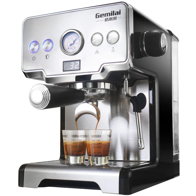 Dluxe Ave. Italian Semi-Automatic Coffee Machine
