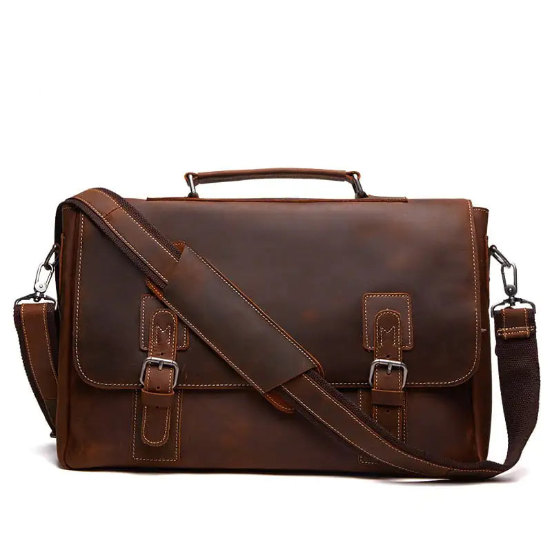 Dluxe Ave. Genuine Leather Business Briefcase
