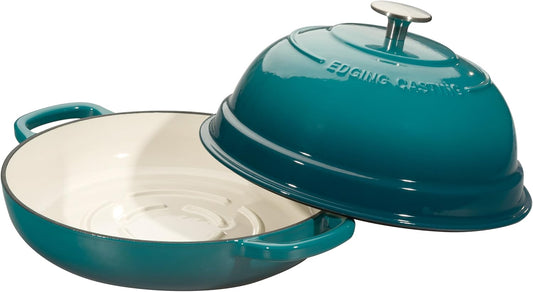 Dluxe Ave. Enameled Cast Iron Dutch Oven Pot with Lid Round Bread Oven for Homemade Sourdough Bread Baking 6 Quart