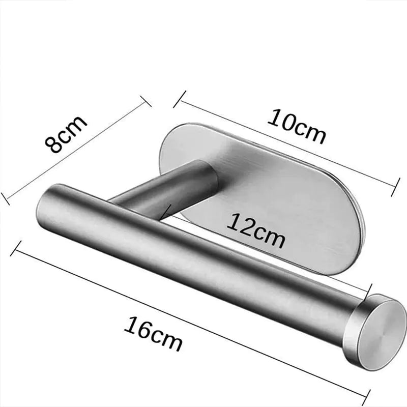 Dluxe Ave. Self-Adhesive Stainless Steel Toilet Paper Holder