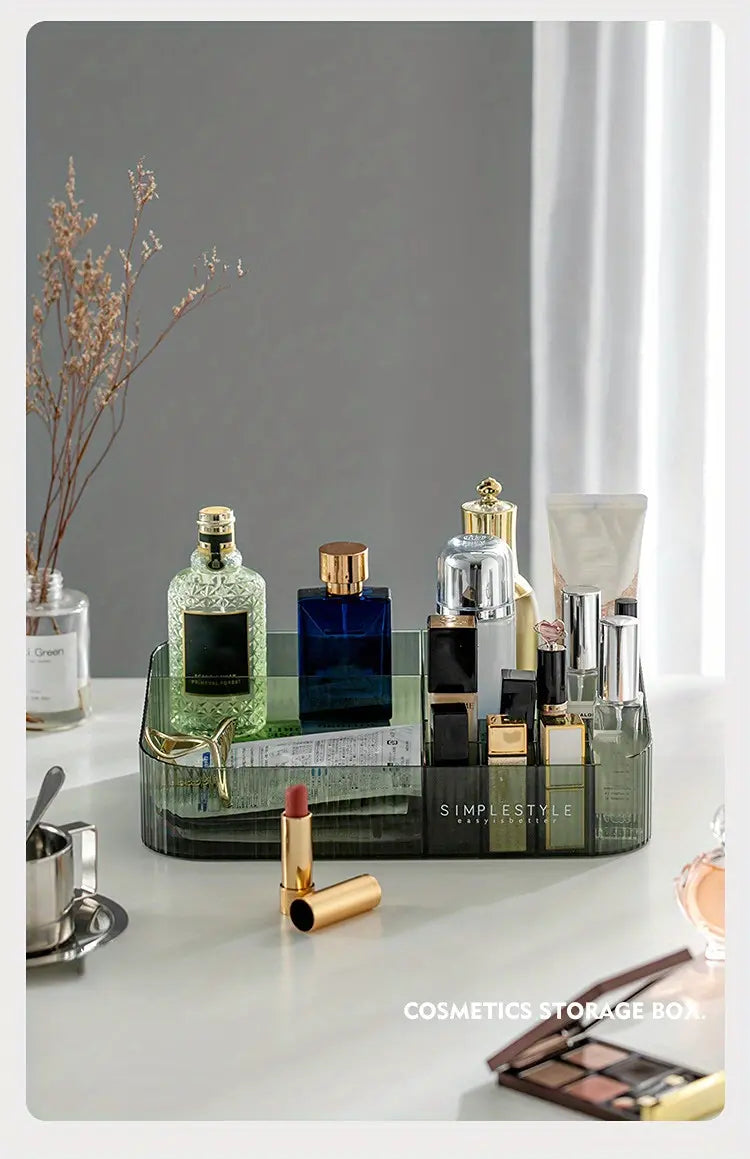 Dluxe Ave. Multi-Compartment Makeup Organizer Storage Box