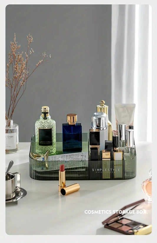 Dluxe Ave. Multi-Compartment Makeup Organizer Storage Box