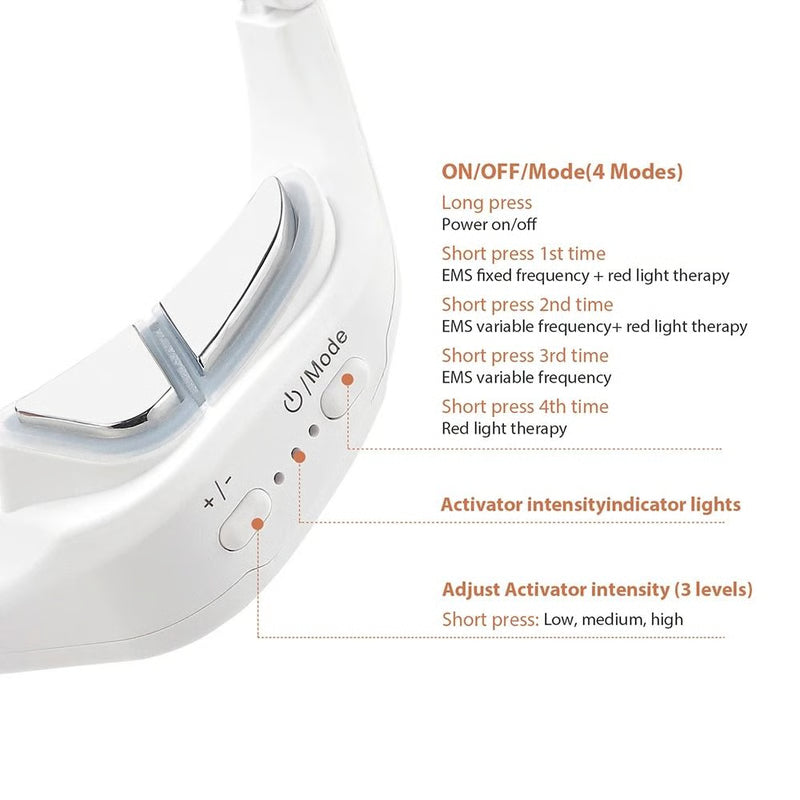 Dluxe Ave. EMS Eye Care Device with Microcurrent and Red Light