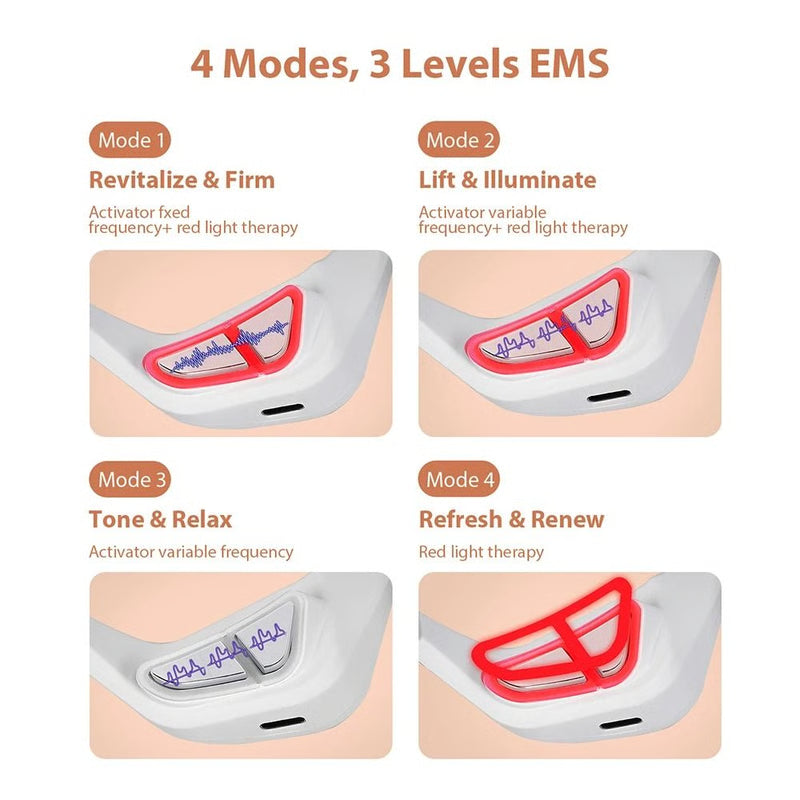 Dluxe Ave. EMS Eye Care Device with Microcurrent and Red Light