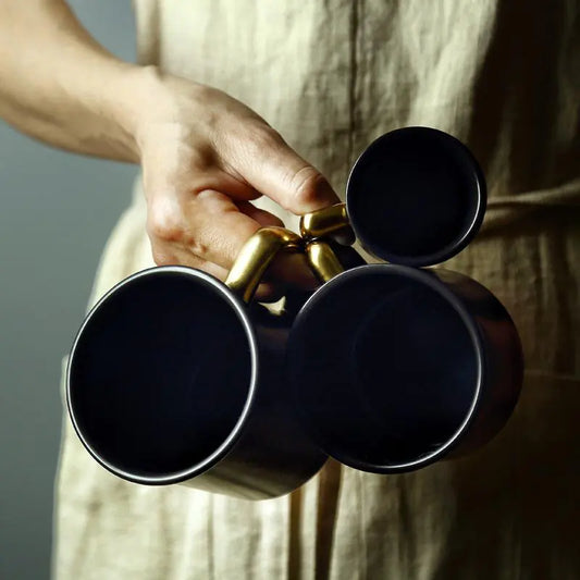 Dluxe Ave. Ceramic Coffee Mug - Matte Finish Cup