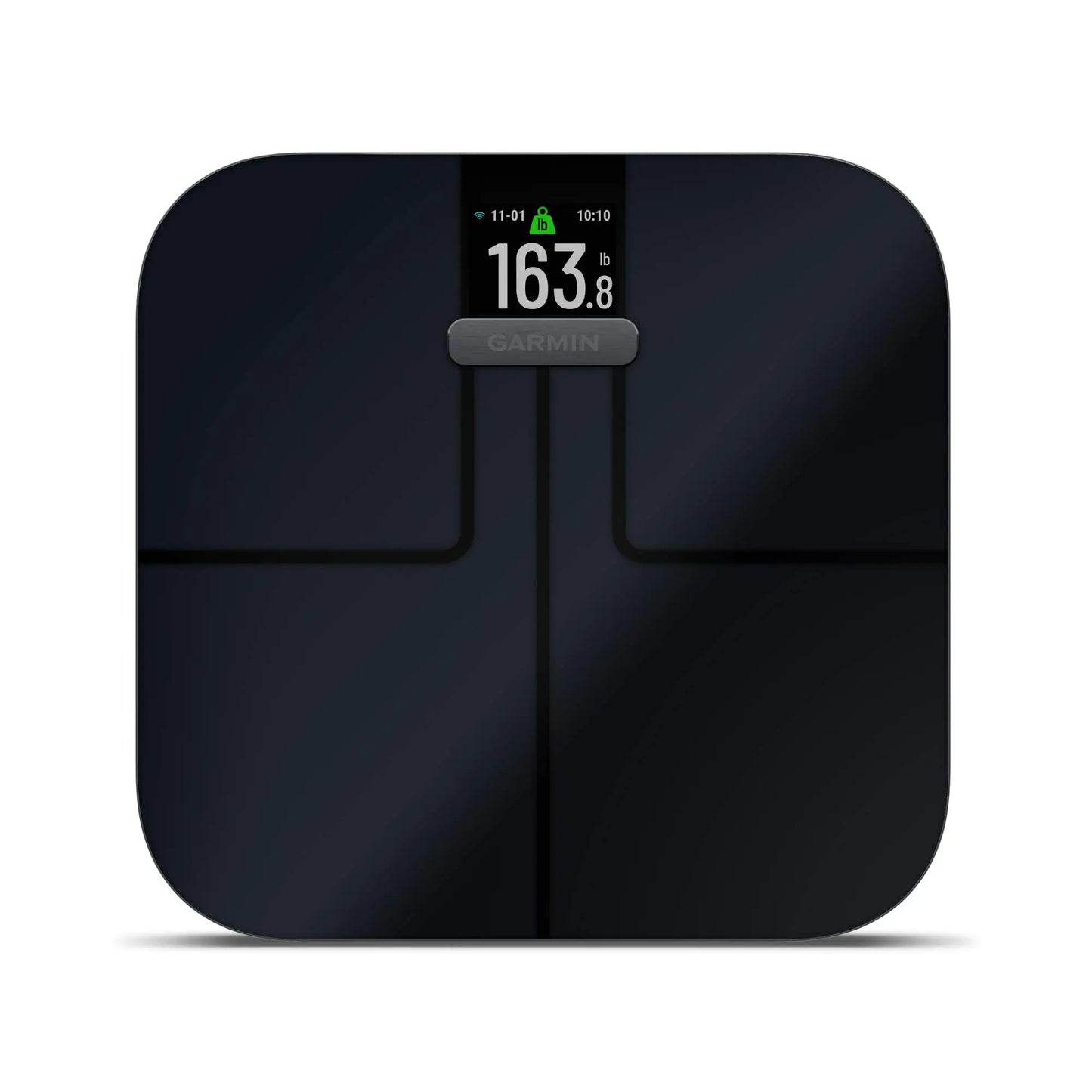 Dluxe Ave. Garmin Index S2 Smart Scale with Wireless Connectivity Measure Body Fat Muscle Bone Mass Body Water% and More Black (010-02294-02)