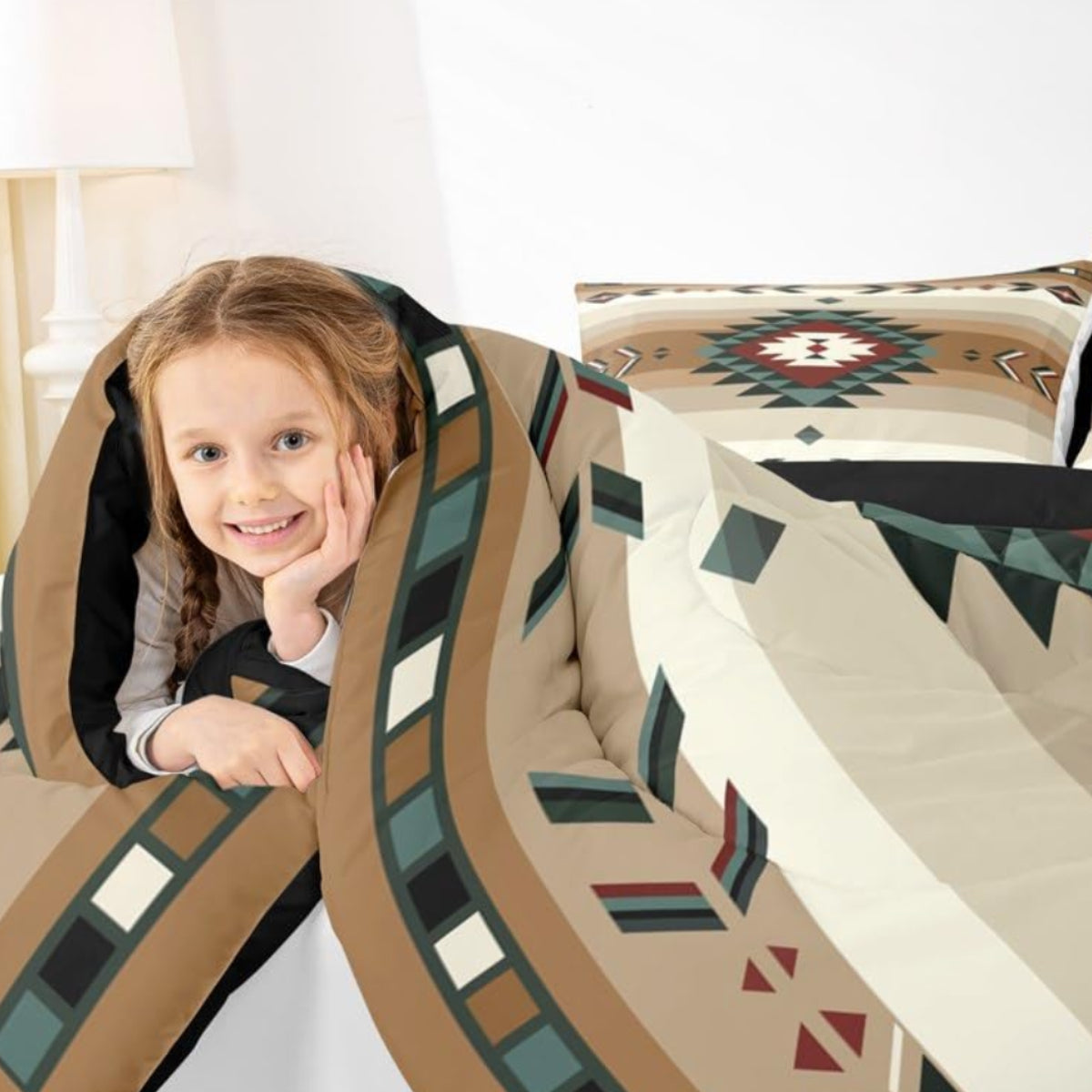 Dluxe Ave. (KING)  Native Design Bedding Set