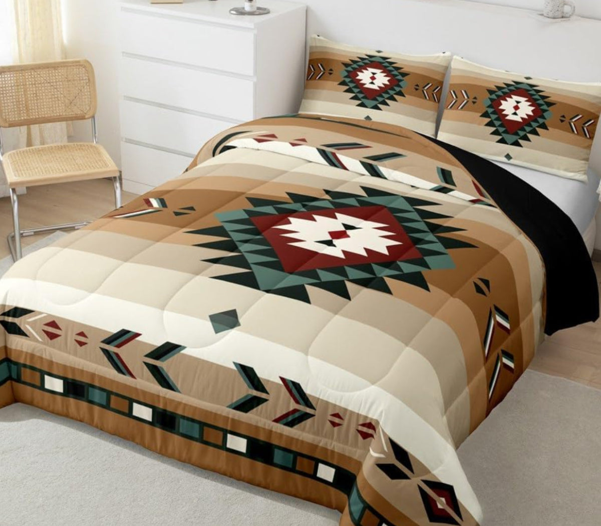 Dluxe Ave. (KING)  Native Design Bedding Set