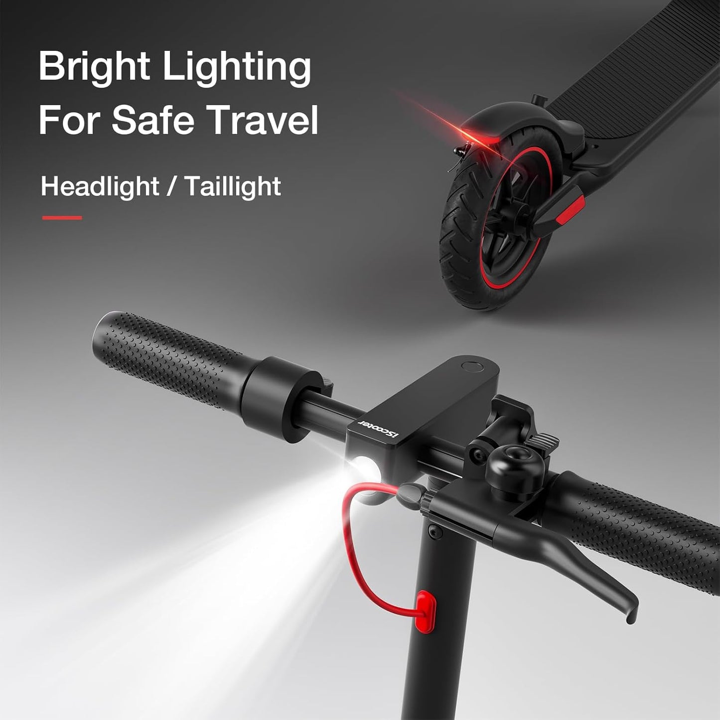 Dluxe Ave. Foldable Electric Scooter for Adults 18.7/12.5 Miles Long Range18.7/15.5 Mph Speed 8.5in Honeycomb Tire Folding E Scooter with Double Braking System Electric Scooter for Commuting