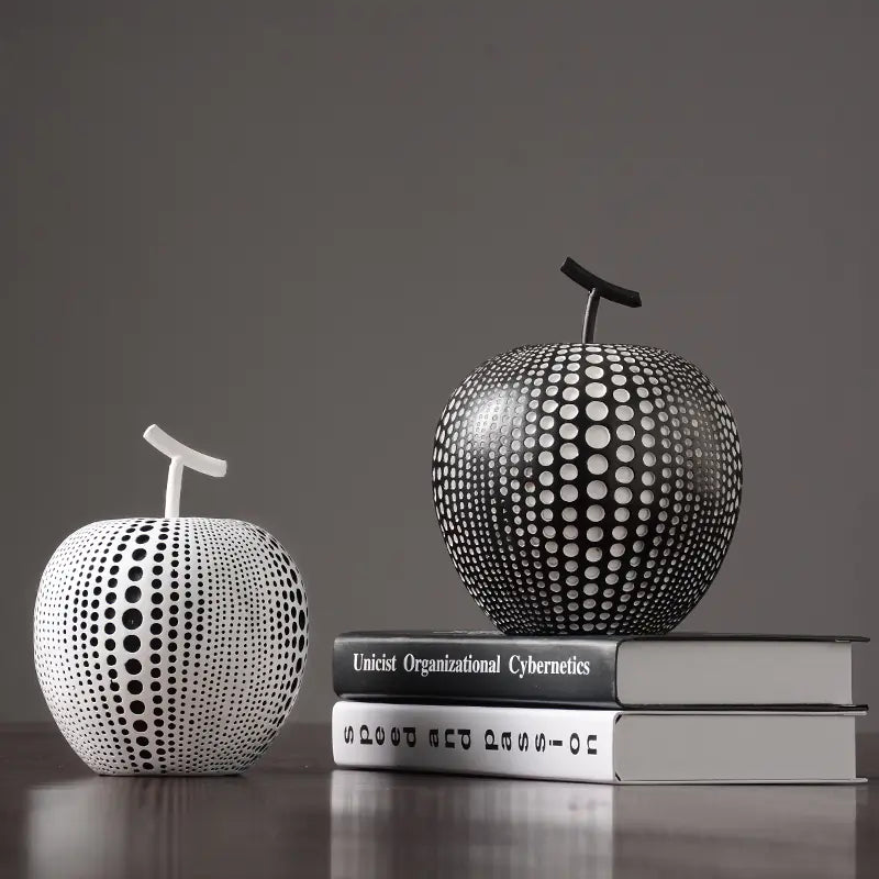 Dluxe Ave. Modern Minimalist Nordic Resin Apple Decor for Home