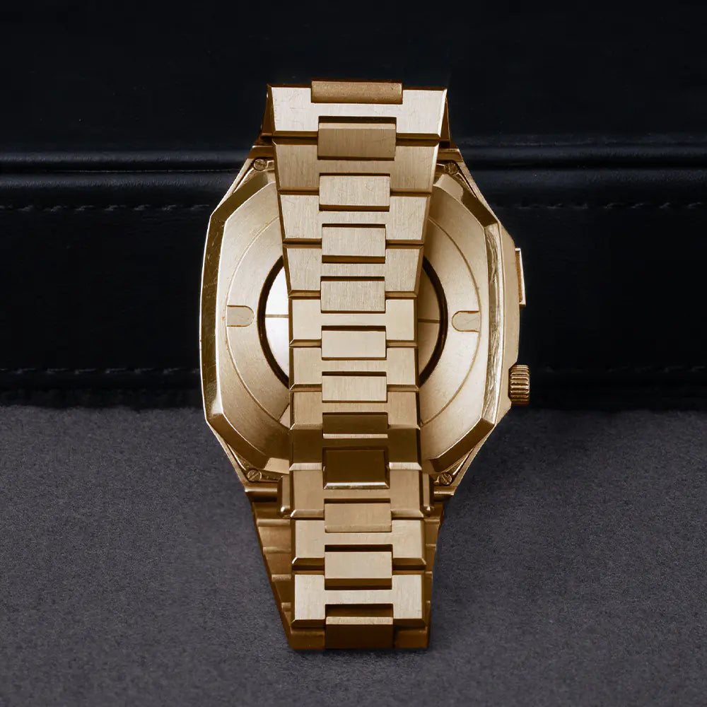 Dluxe Ave. Rose Gold Stainless Steel Case for Apple iWatch 44mm/45mm