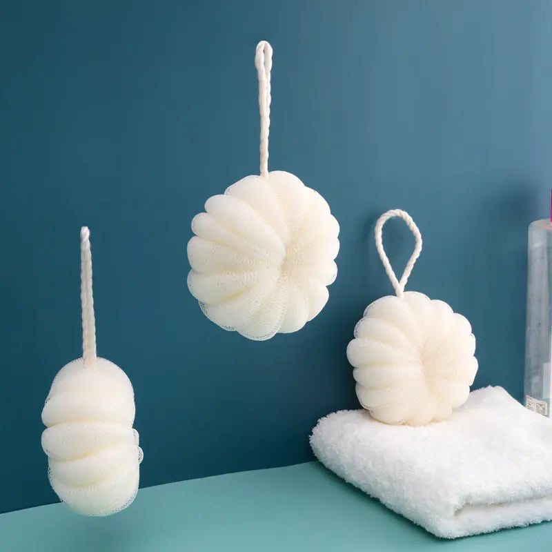 Dluxe Ave. Soft Mesh Bath Balls for Exfoliating Shower Scrub